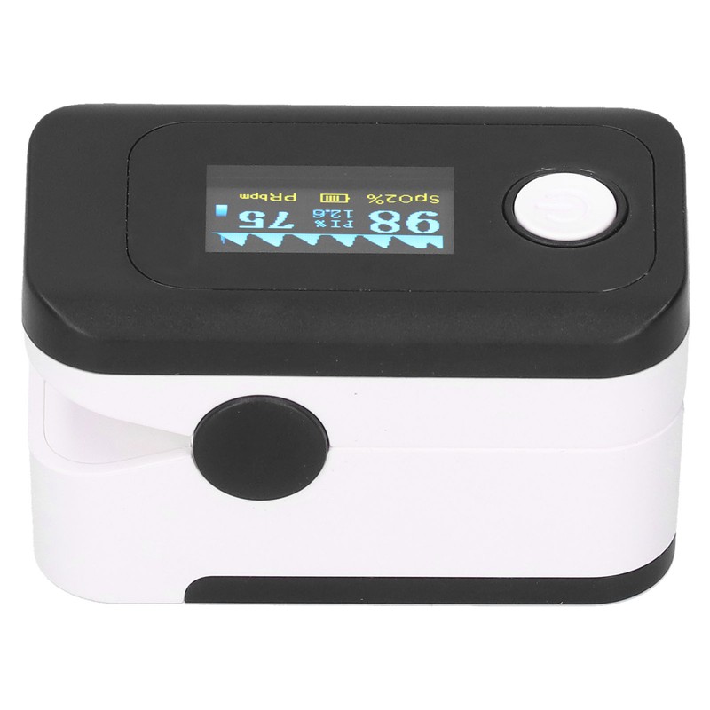 Fingertip Pulse Oximeter LED Screen Blood Oxygen Saturation Monitor with