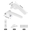 Vesaneae 2 PCS Aluminum Alloy Window Handles, Universal Casement Holder,