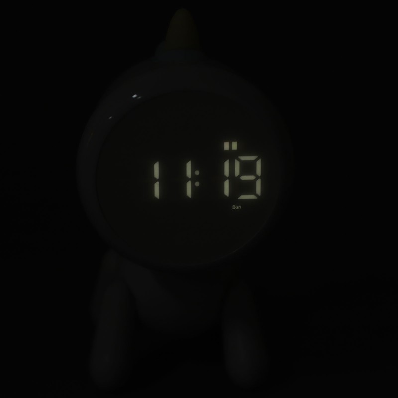 Digital Kids Alarm Clock Rechargeable Cute Animal Children Electronic Clock