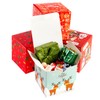 Frantis 20 Pack Stackable Christmas Gift Boxes, 3x3x3 Inches Decorations