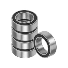 Kozelo Pack of 5 MR85-2RS Ball Bearings - [5 x 8 x 2.5 mm] Chrome Steel Double Sealed Deep Groove Ball Bearings for Machine Applications Industrial Equipment