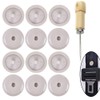 Y-Axis 6 x Seat Belt Button Buckle Clip Stop -
