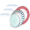 Wenqik 8 Pcs 3 Tier Plate Dinnerware Display Stand Acrylic