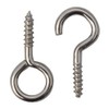StarPack Home Steel Curtain Hooks 50 Pairs Silver Modern Ceiling