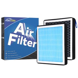 Forccord 2-Pack HEPA Cabin Air Filter Fits for Toyota Camry/Corolla/4Runner Sienna Tundra RAV4 Lexus RX350 Activated Carbon Cabin Filter Replacement CF10285 Car Accessories