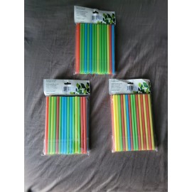 EcoFriendly 3 Packages Enviormentally friendly Jumbo Straws 30 count