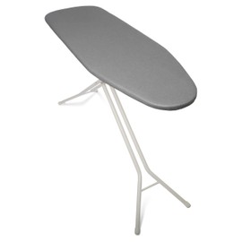 Italian Premium Ironing Board Cover made for IKEA Ironing Board “RUTER” - Metallic Heat Reflective Cover & Pad, Pull Bungee Fit System with 3 Connecting Straps - Board Size 13 1/4” x 42 1/2” - Gray
