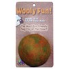One Pet Planet 86002 2-Inch Wooly Fun Ball Dog Toy