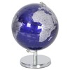 The Leonardo Collection Silver and Blue Globe (small)