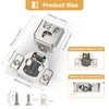 Furniware 20 Pieces 1-1/4" Small Overlay Concealed Face Frame Hinges,