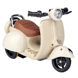 moire imports Bike Toy, Miniature Light, Music, Hamsters, Small Animals, Plush Toy, Figure, Pushing, Sewing, Play Equipment (Cream)