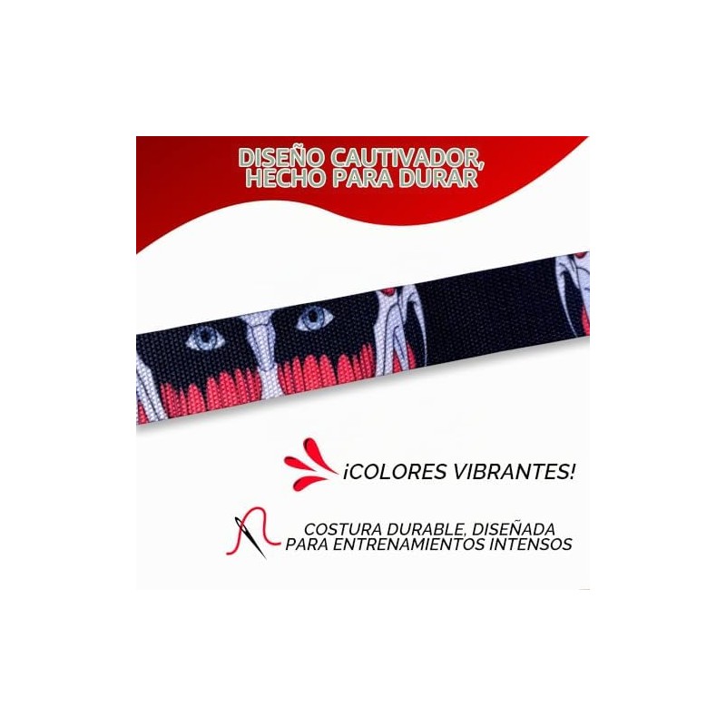 Correas de levantamiento de anime Correas de muñeca acolchadas para