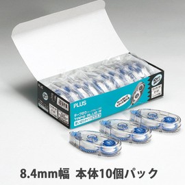 プラス テープのり テープグルーR 8.4mm×10m 10個入 37-397