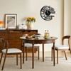 Twshiny Kitchen Wall Clock, Elegant Vinyl Record Black Wall Clocks