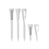 BacksRush Golf Tees Slim Height Adjustment 5 Levels Adjustable Graduated