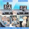 SNSUTY Dual Baby Car Camera & Monitor 2-Kids, 7'' Split