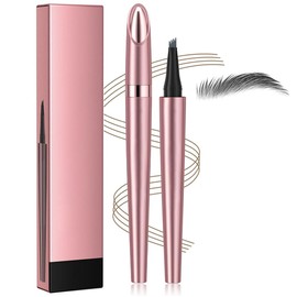 3D Waterproof Microblading Eyebrow Pen, 2024 Upgrade Magic Eyebrow Pencil,Long-Lasting Natural Brow Definition, Precision Tip Eyebrow Pencil for Flawless Makeup Results(Grey)