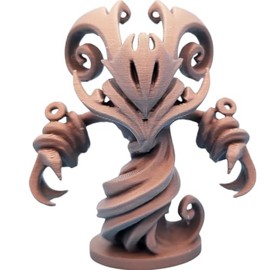 Air Elemental Miniature – Dynamic Fantasy Figure for DND, Pathfinder & TTRPG Campaigns – Paintable Storm Spirit Mini – 3D Printed in Canada