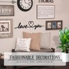 AHYS Metal Love You Wall Decor Rustic Love Sign for