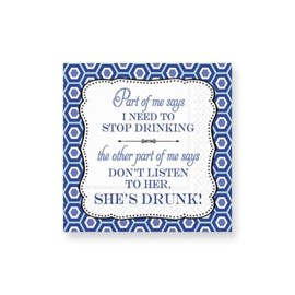 Diseño Diseño Parte de Me Dice Servilletas de cóctel, multicolor