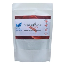 Citrato De Calcio 100% Puro Usp Bolsa Con 500 G Sabor Natural Saisa Herbal
