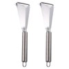 OSALADI Fruit Engraving Blades: 2pcs Stainless Steel V- Shape Fruit