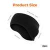 Polar Fleece Ear Warmers Headband for Men and Women, Winter
