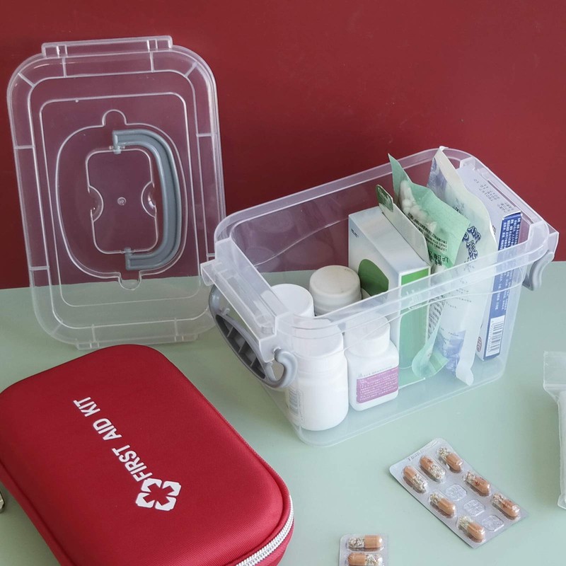 Vababa 1.5 L Mini Plastic Storage Container with Locking Lid