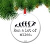 Gift for Runner, Runner Ornament, Funny Gift for Runner, Runner