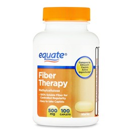 BASKETGOODS Fiber Therapy Methylcellulose 500mg,100ct (Pack of 1), Set by Basket Goods