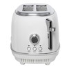 Haden Heritage 2-Slice Wide-Slot Toaster, Stainless-Steel Bread Toaster with Adjustable