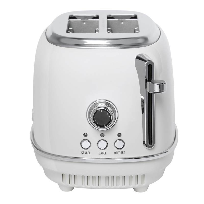 Haden Heritage 2-Slice Wide-Slot Toaster, Stainless-Steel Bread Toaster with Adjustable