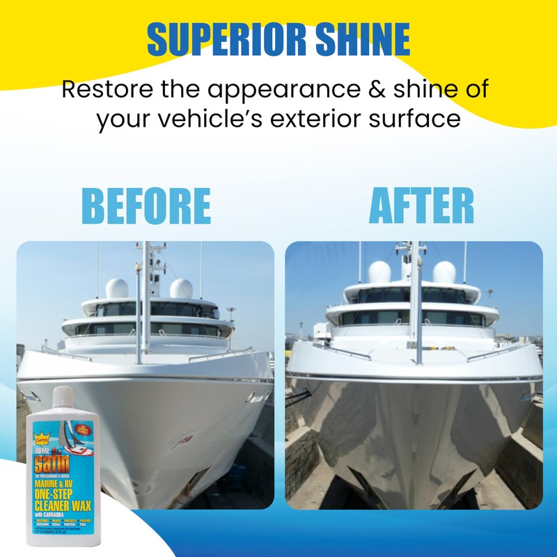 Garry's Royal Satin - Marine & RV Cleaner Wax: One-Step