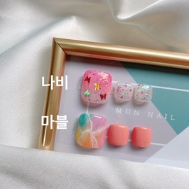 MunNail Summer, please take care of me☀️Peddy tip - No. 4 / MunNail 여름아부탁해☀️패디팁 - 4호