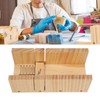 Soap Cutter Superb Polishing Rubber Wood Multipurpose Soap Cutter Slicer