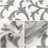 auons Gray Window Scarf Valances Extra Long Bed Canopy Curtains