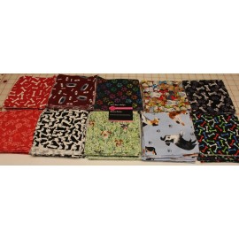 MDG charm pack Novelty Dog Prints  48 five inch squares, ten coordinated fabrics