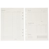 Filofax A5 Organiser Expense Tracker Refill, White