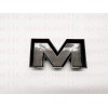 Auto Front & Rear GMC Matte Black OVERLAY Emblem Badge