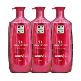 LG 엘지 리엔 자윤 모근강화 중건성 샴푸 950ml 3개 헤어 LG ReEn JAYUN Hair Root Strengthening Medium to Thick Shampoo 950ml 3pcs