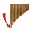 Pan pipe, easy to learn pan pipe, 15 whistles for