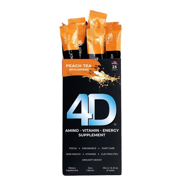 4D Clean Energy Drink Mix + Electrolytes + Immune Support