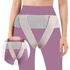 Toeloioh 3''×58’’ V-Sling Pelvic Support Belt for Prolapse/Pregnancy SPD/Pelvic Floor support/Organ Prolapse Support/Postpartum Recovery, Women’s Pelvic Support Belt(Beige)