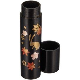 Nakatani Brothers Shokai Yamanaka Lacquerware Portable Toothpick, Spring and Autumn Rabbit 33-4601-2