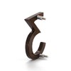 4 Inch Modern House Number, Floating House Number, Easy to