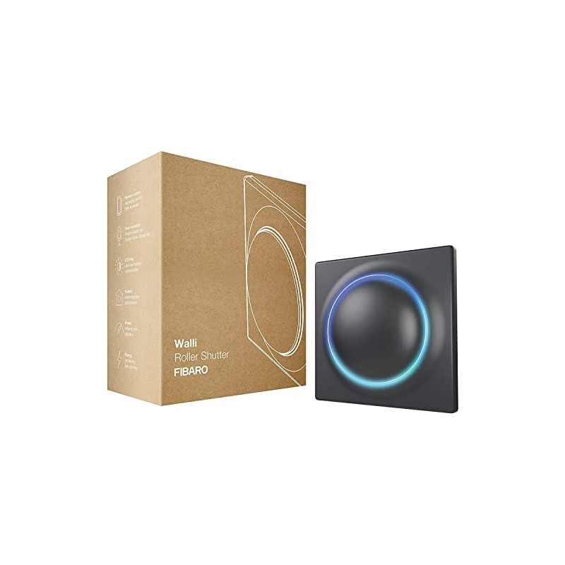 FIBARO Walli FGWDEU-111-8 Z-Wave Plus Light Dimmer with LED Lid