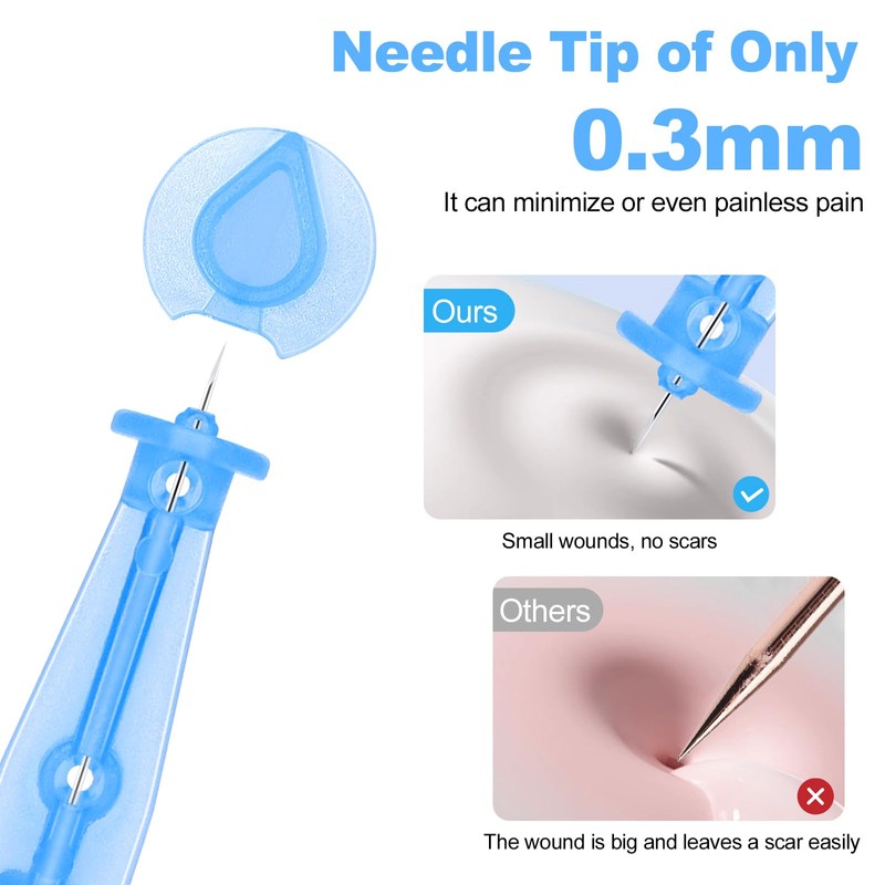 50PCS Disposable Acne Needle & 72 Dots Pimple Stickers -