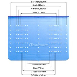 goldenwarm Cabinet Pull Template Door Template Drawer Pull Drill Template 1 Pack - TM160 Cabinet Handle Drill Mounting Template Door Pull Drill Mounting Template