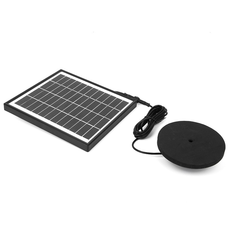 12V 5W Solar Power Fountain Water Pump Fish Tank Solar