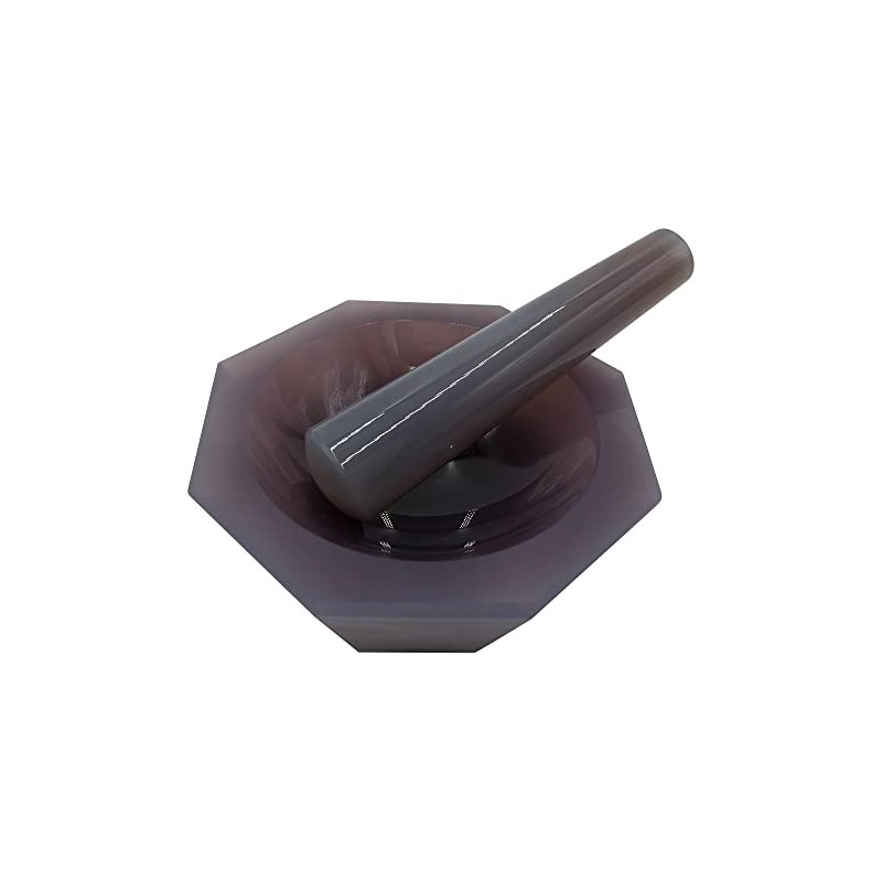 Kido Agate Mortar Mortar Mortar Shallow Mold 65 x 80